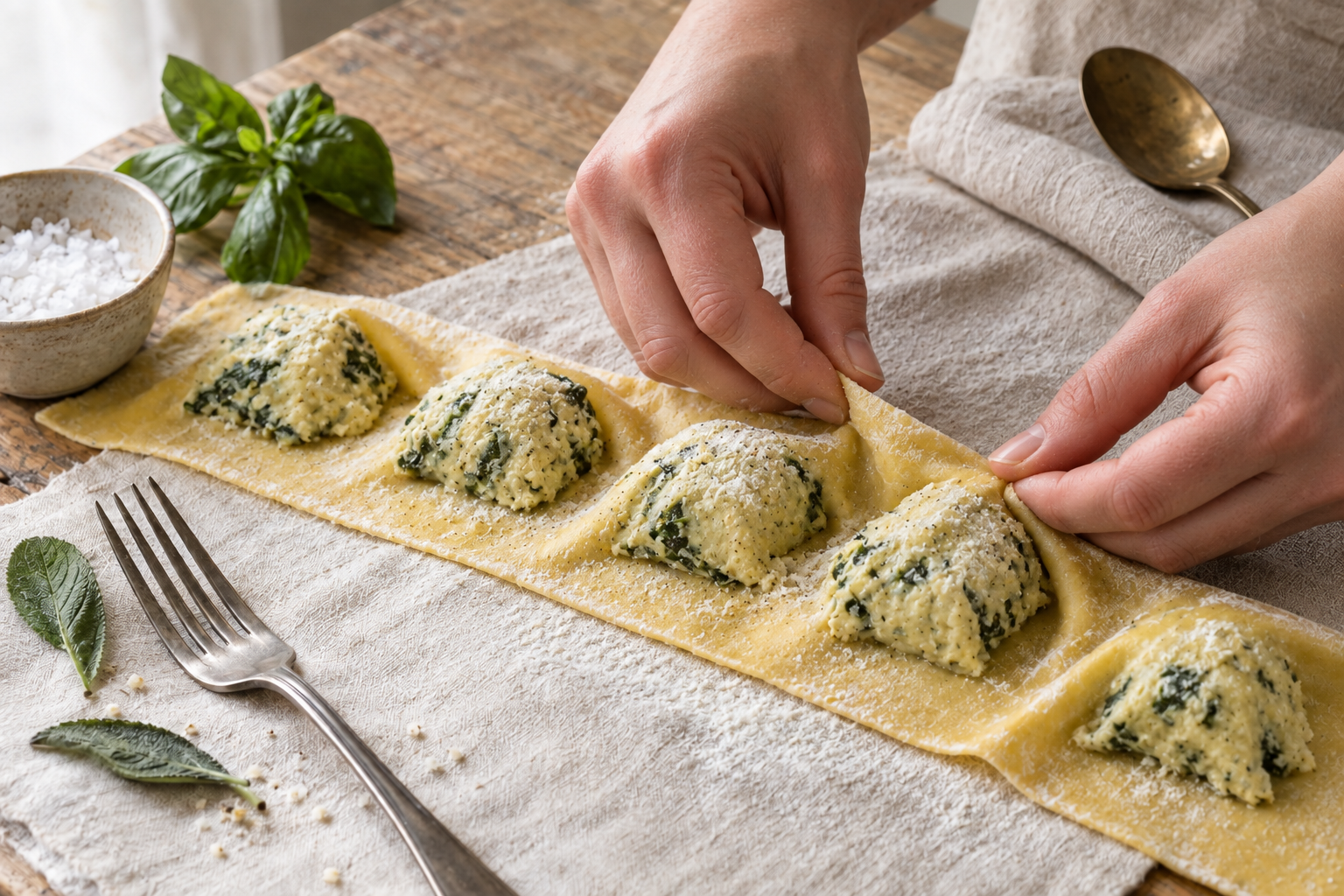 Agnolotti del Plin Recipe with Roast Meat, step photo 3