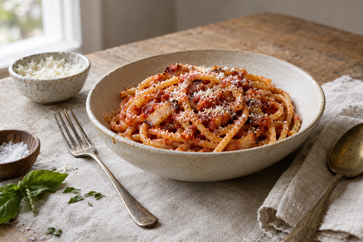 Authentic Bucatini all’Amatriciana Recipe