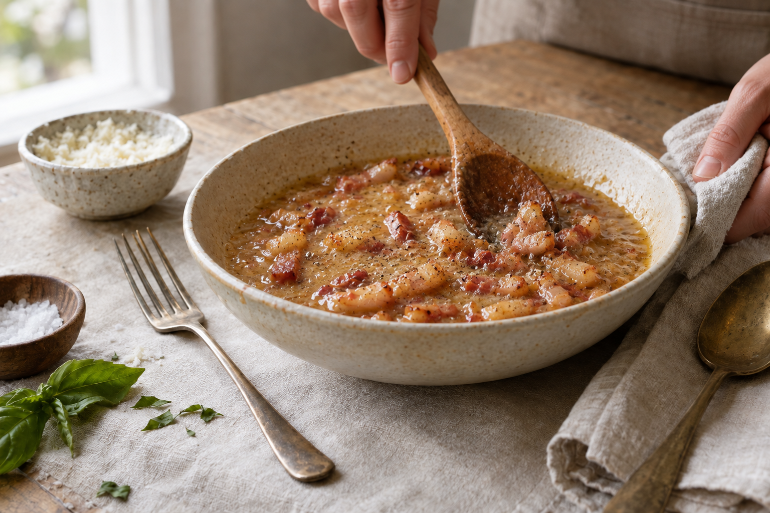 Authentic Bucatini all’Amatriciana Recipe, step photo 2