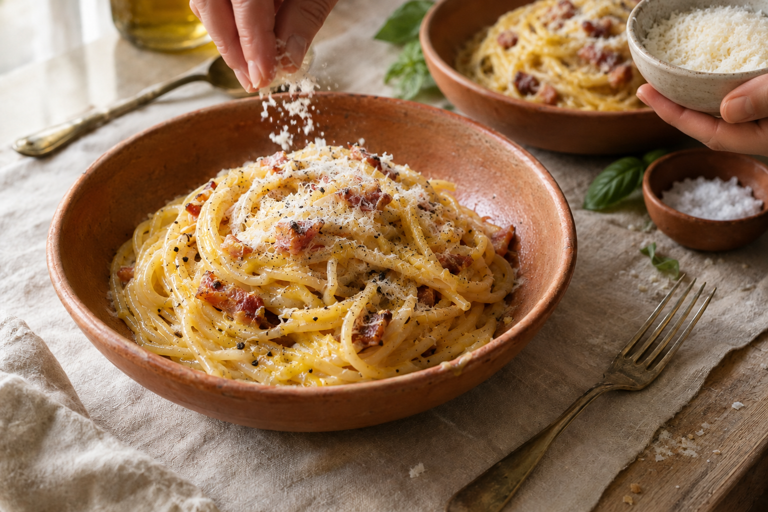 Authentic Spaghetti Carbonara Recipe, step photo 4