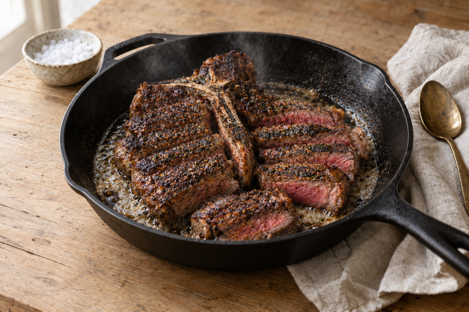 Bistecca alla Fiorentina Recipe (Pan-Seared), step photo 2