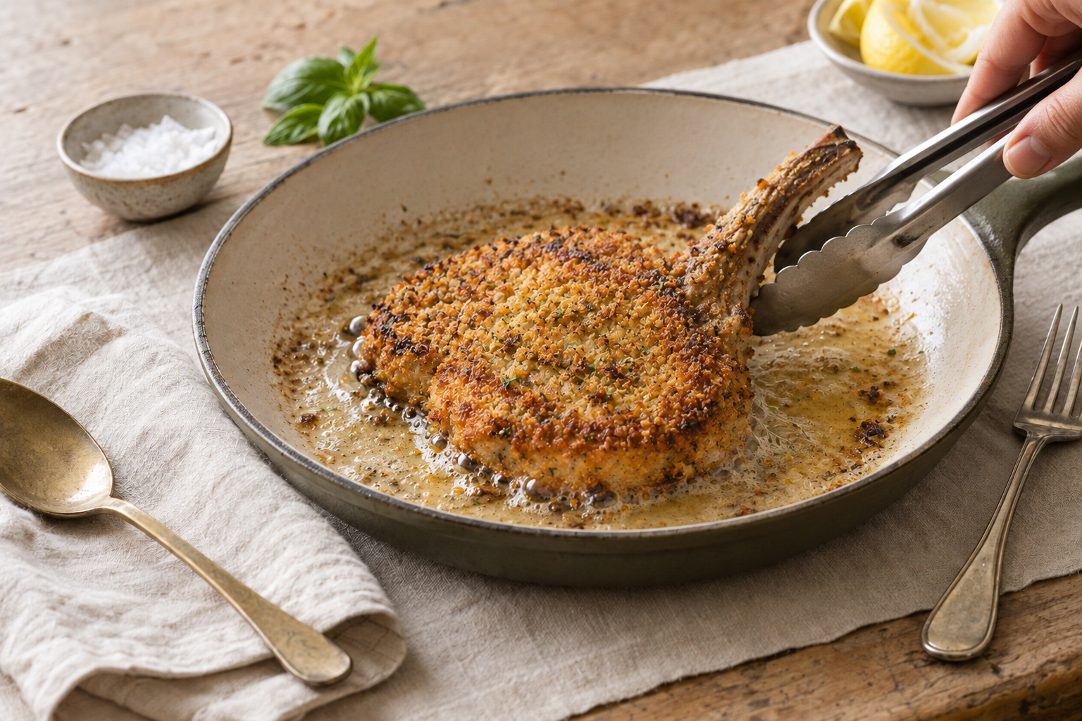 Cotoletta alla Milanese Recipe, step photo 2