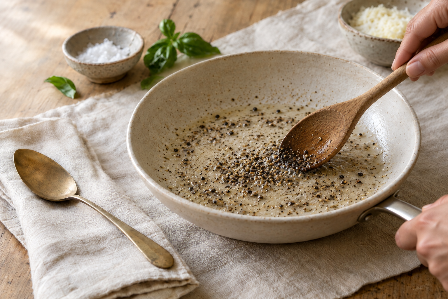 Easy Cacio e Pepe Recipe, step photo 1