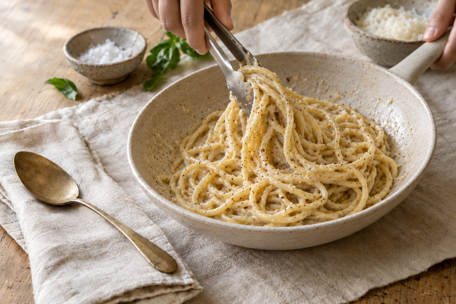 Easy Cacio e Pepe Recipe, step photo 3