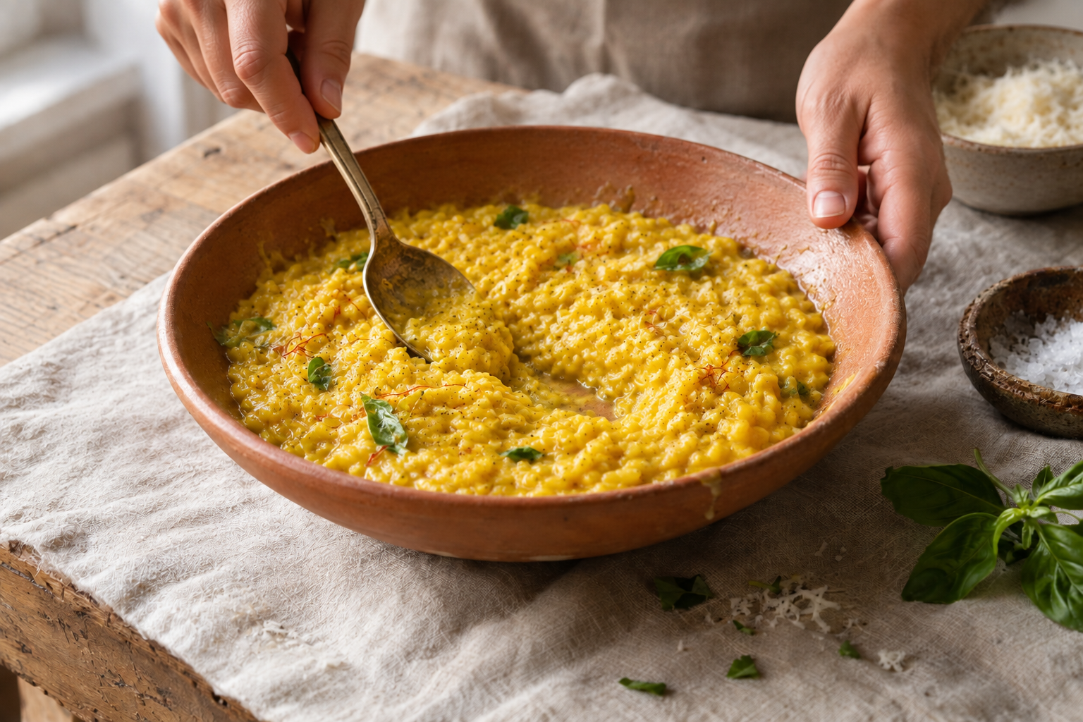 Easy Risotto alla Milanese, step photo 3