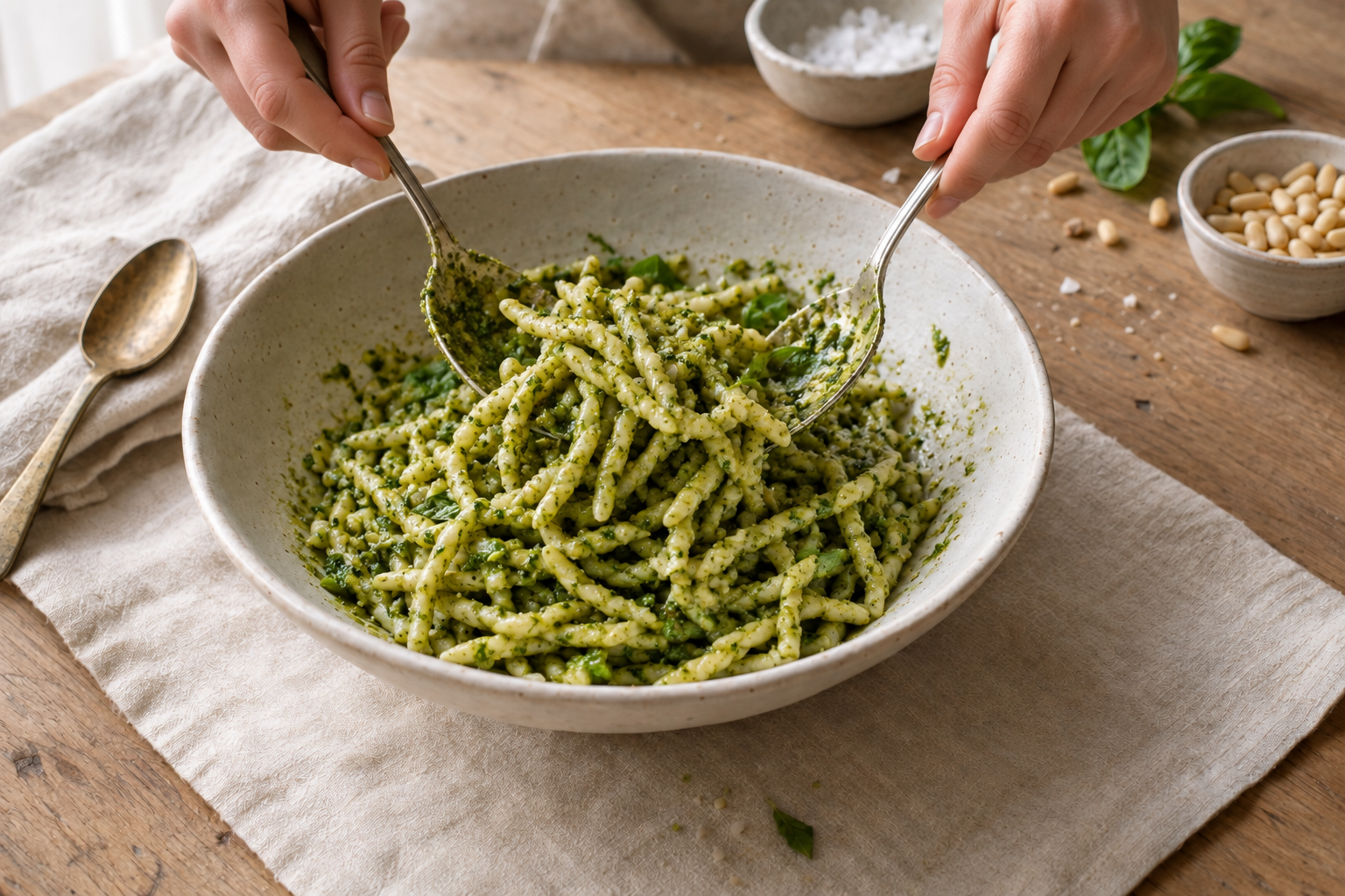 Homemade Pesto Genovese Recipe, step photo 3