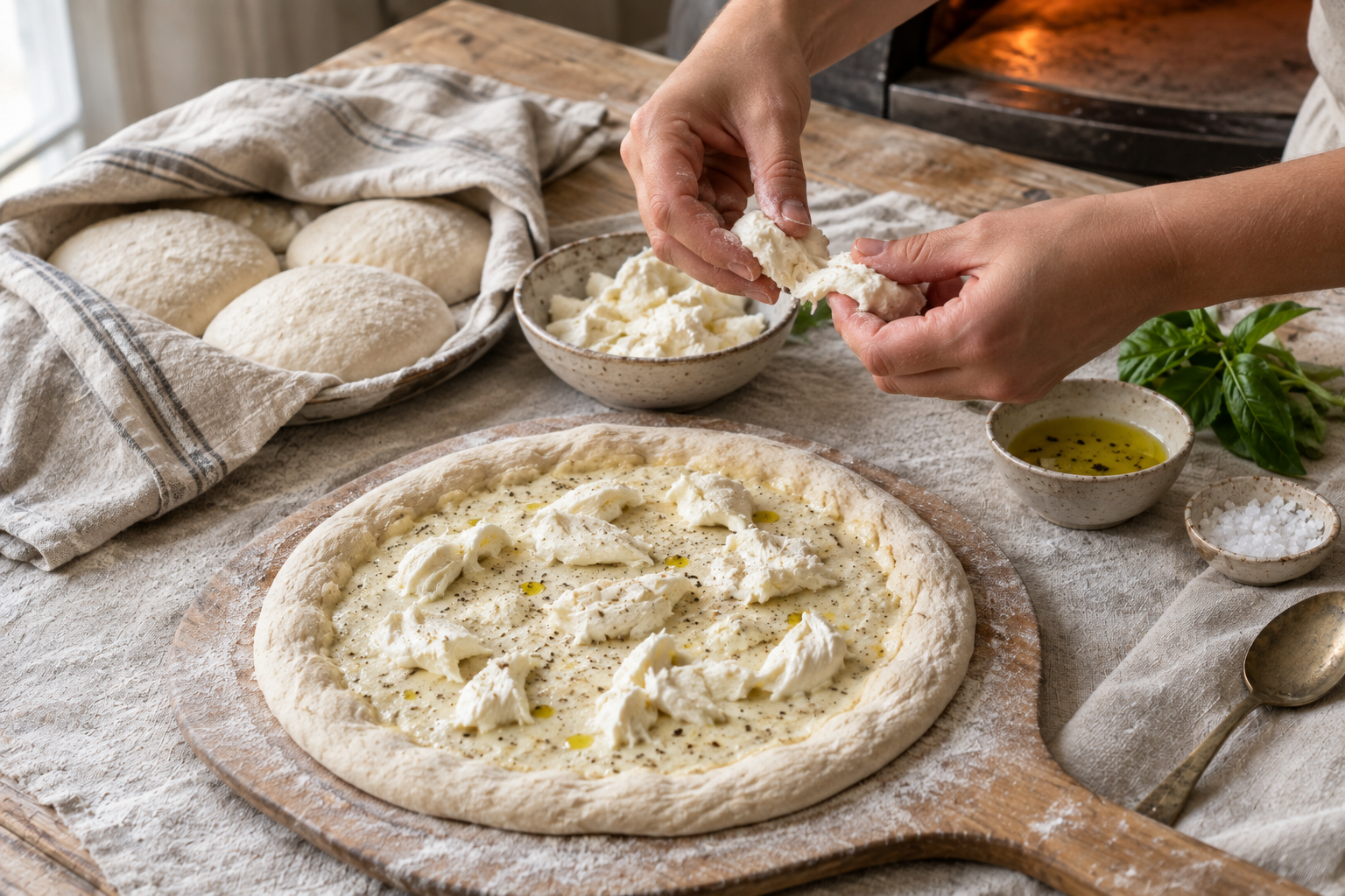 Neapolitan Pizza Margherita Recipe, step photo 2
