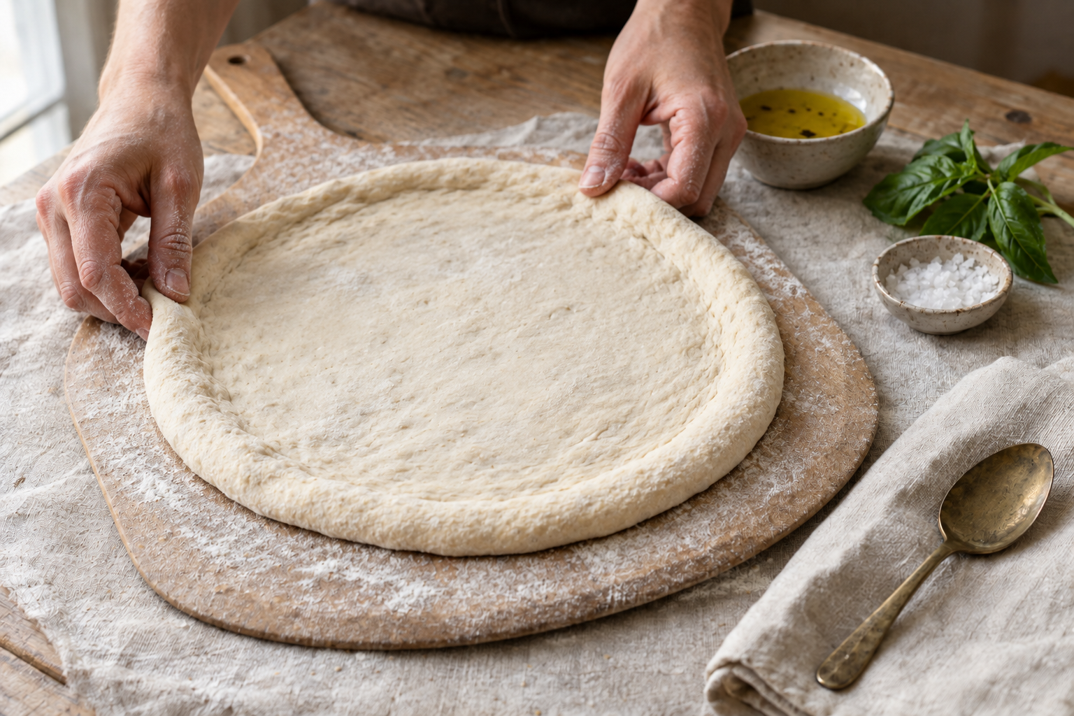 Neapolitan Pizza Margherita Recipe, step photo 3