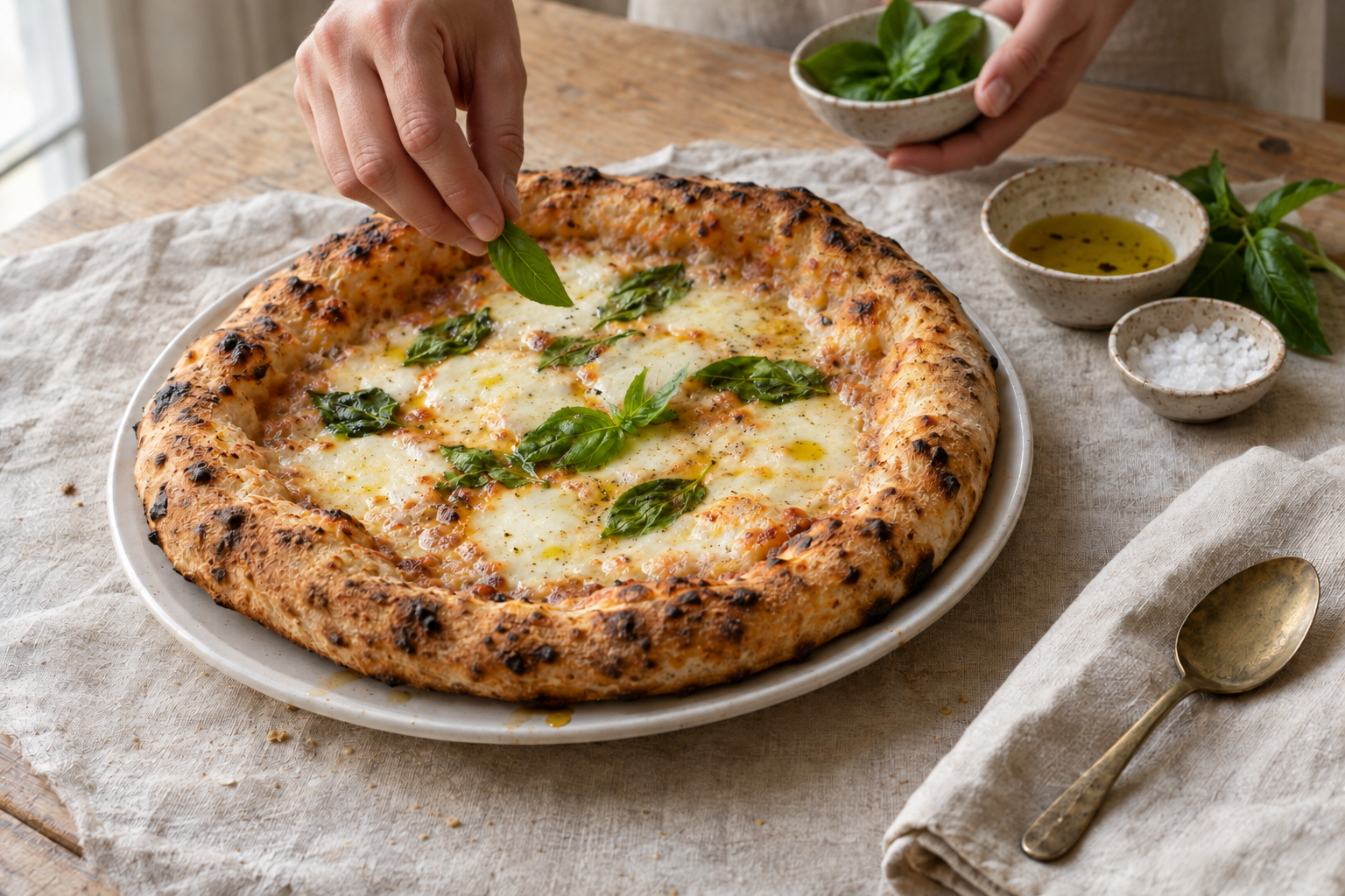 Neapolitan Pizza Margherita Recipe, step photo 4
