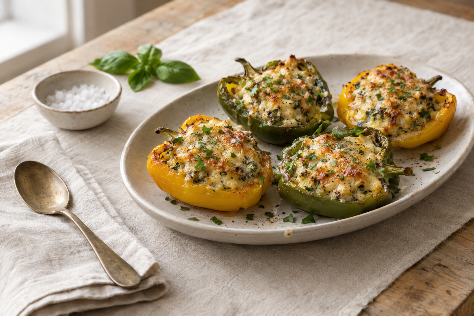Neapolitan Stuffed Peppers Recipe
