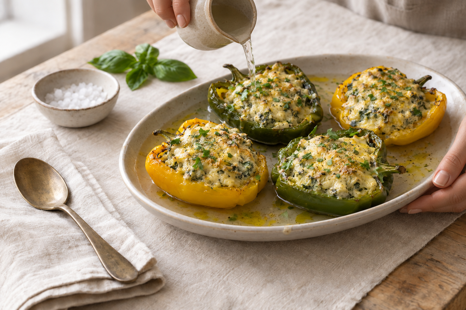 Neapolitan Stuffed Peppers Recipe, step photo 3