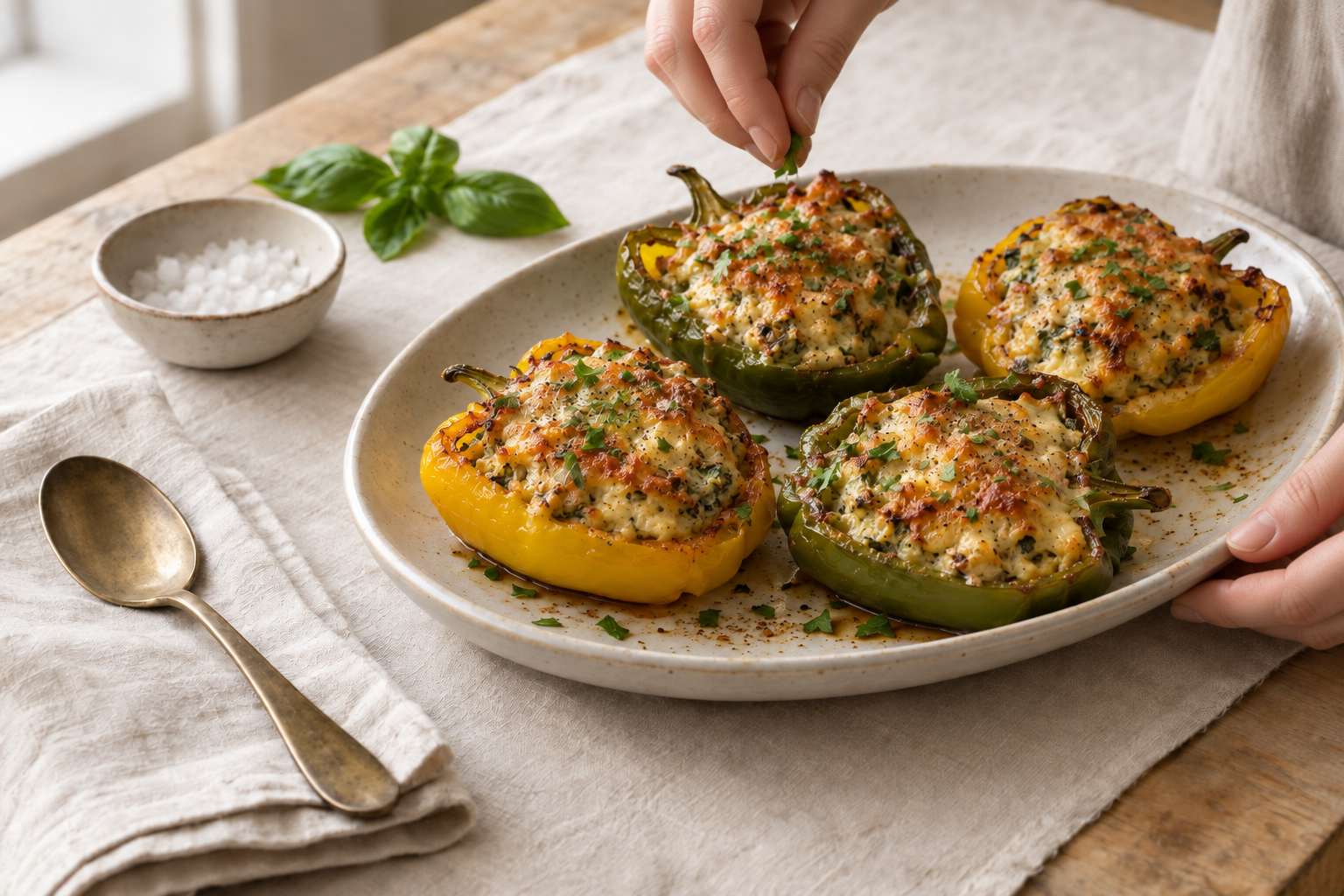 Neapolitan Stuffed Peppers Recipe, step photo 4