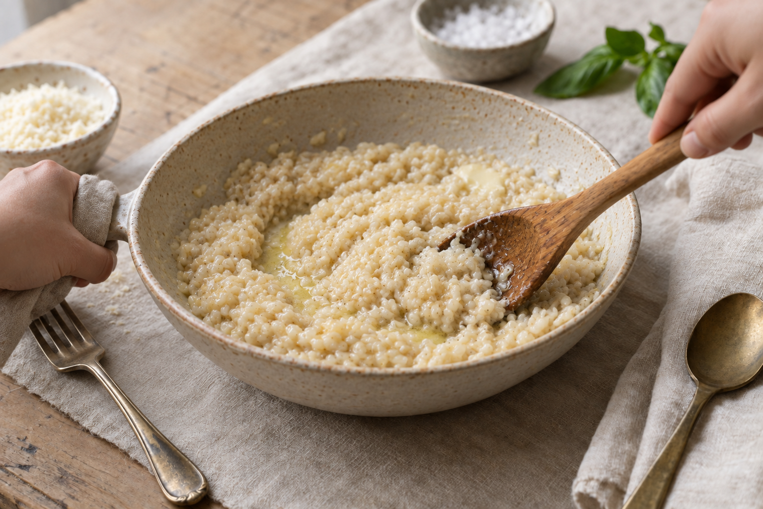 Porcini Mushroom Risotto Recipe, step photo 2