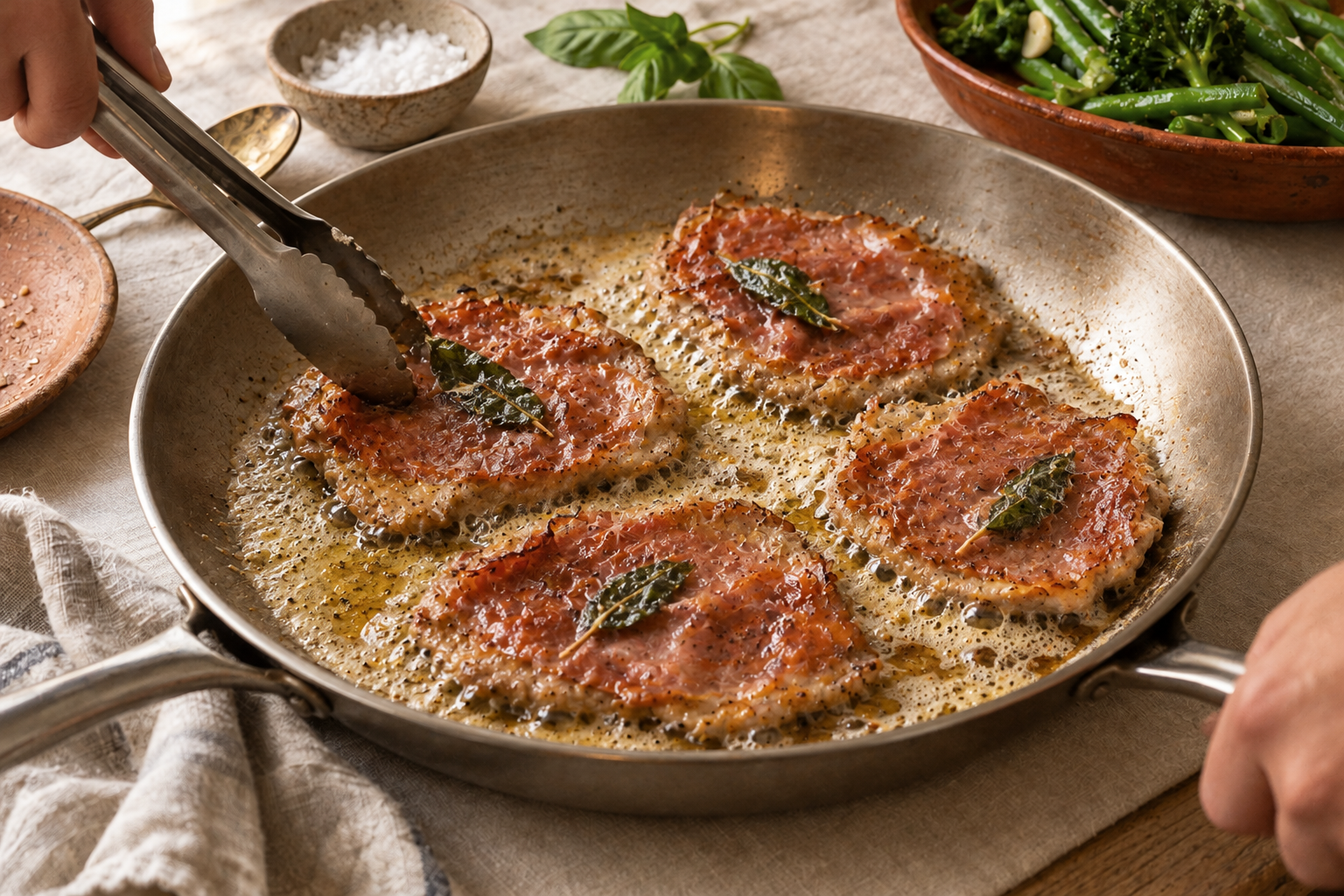 Saltimbocca alla Romana Recipe, step photo 2