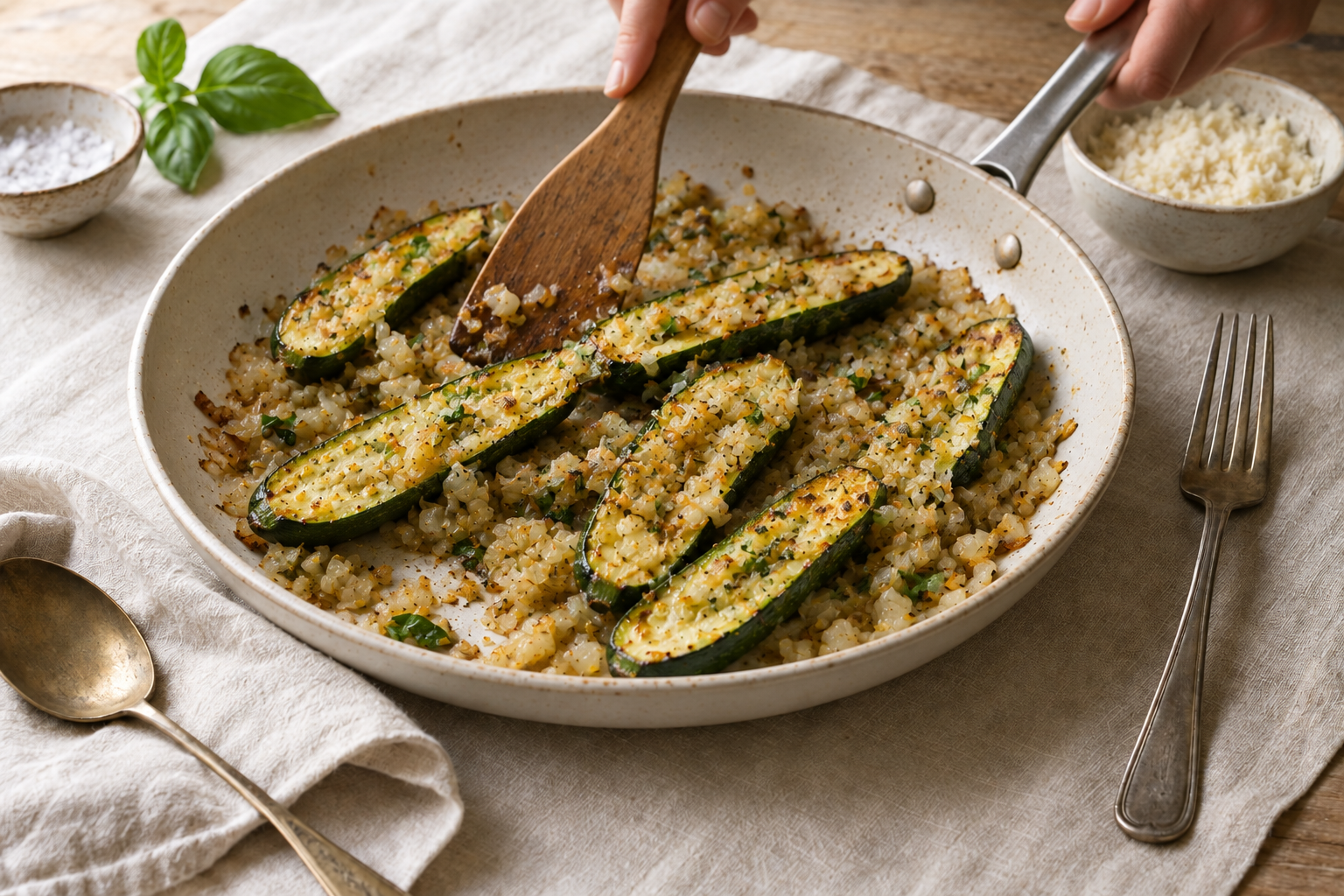 Stuffed Ligurian Zucchini Recipe, step photo 2