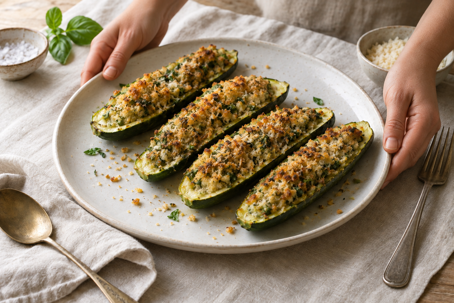 Stuffed Ligurian Zucchini Recipe, step photo 4