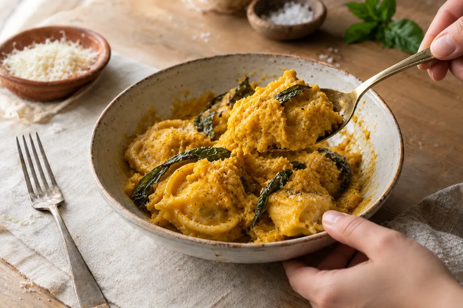 Tortelli di Zucca Recipe: Mantuan Pumpkin Pasta, step 4