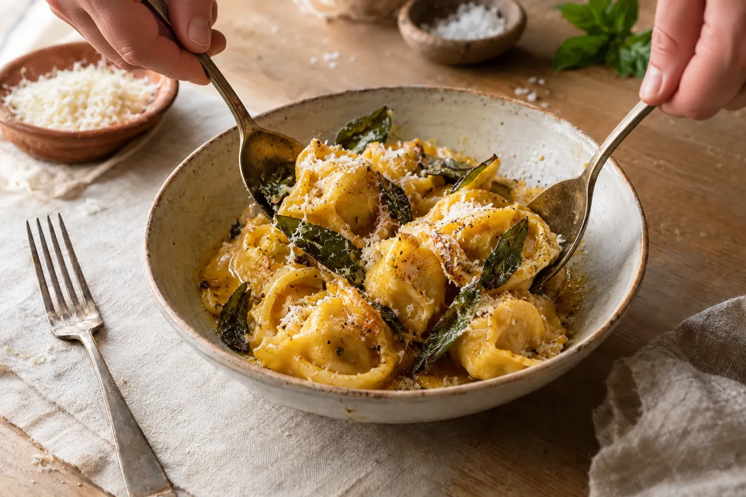 Tortelli di Zucca Recipe: Mantuan Pumpkin Pasta, step 8