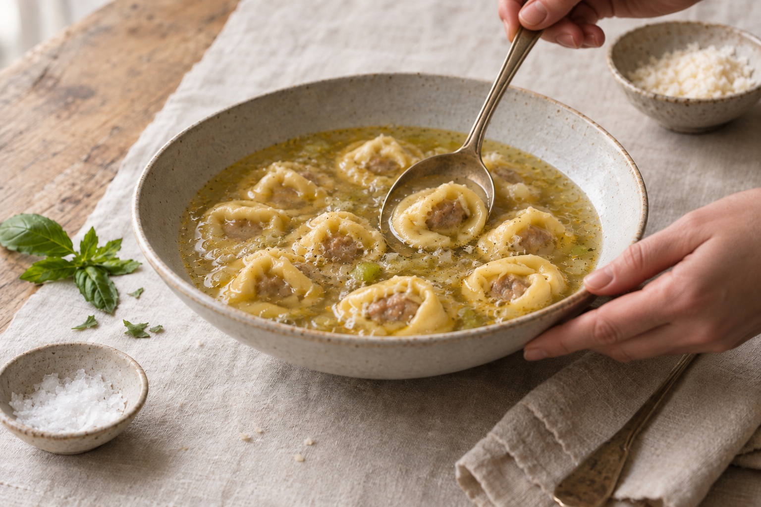 Tortellini in Brodo Recipe, step photo 2